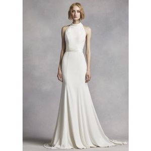 White by Vera Wang | High Neck Halter Wedding Dress